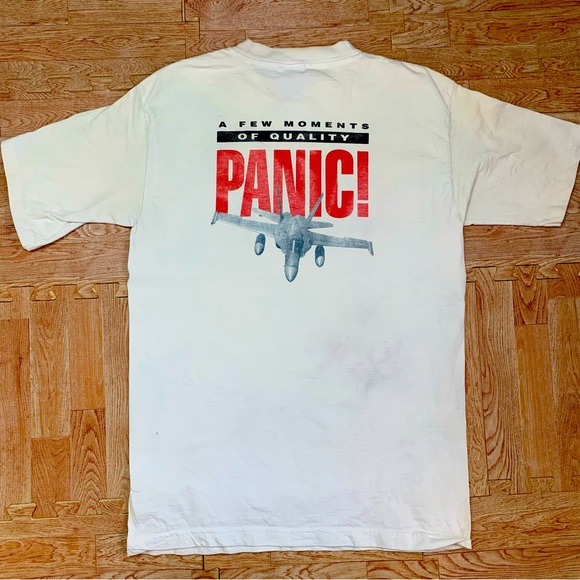 Vintage Magic Edge Flight Simulator Shirt Medium Pilot Double Sided Aviation Tee - Picture 5 of 11